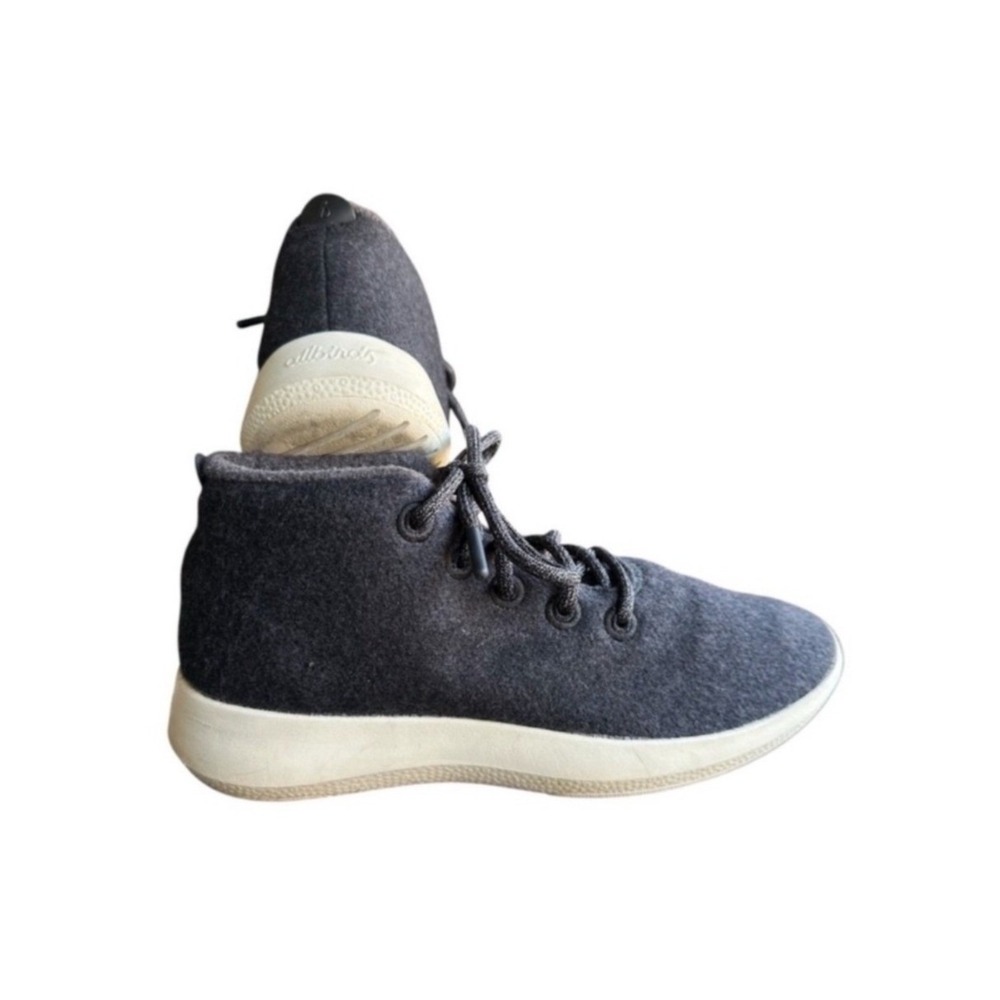 Allbirds Sneakers Shoes Wool Runner Mizzle Mid Top Charcoal Grey Casual Women 10